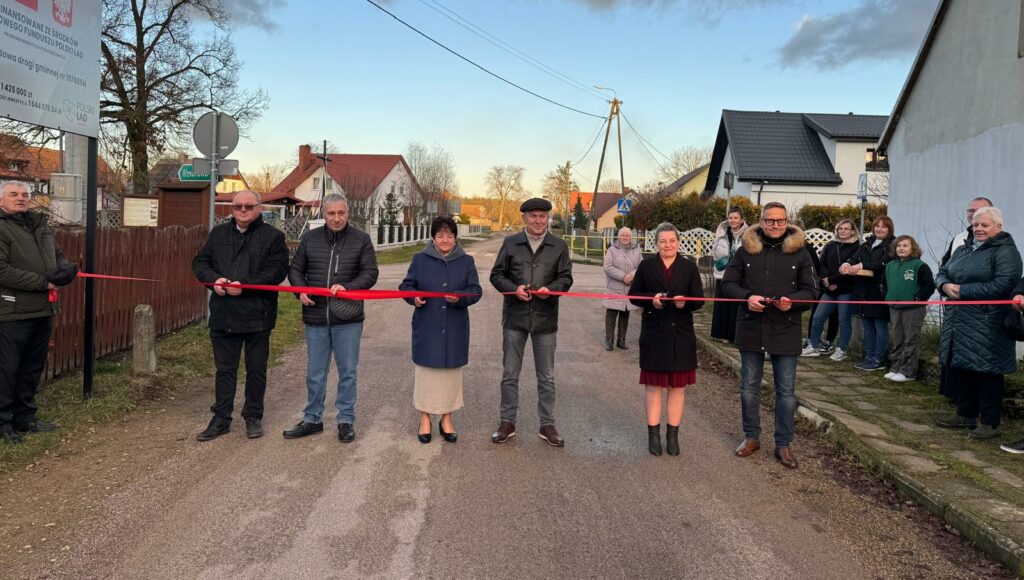 nowa droga w kierunku Szczytna i Olsztyna