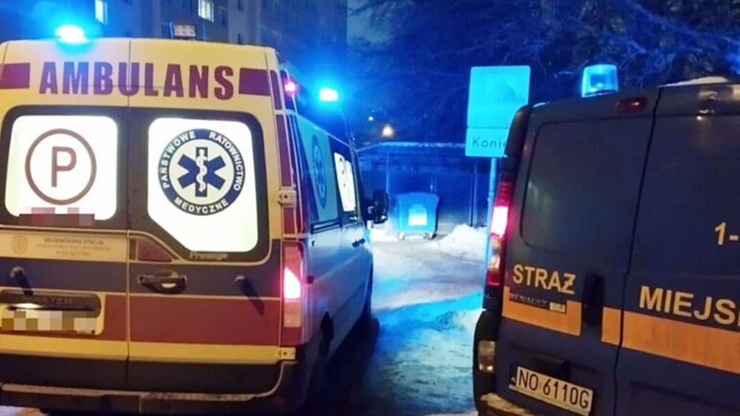 straż miejska i pogotowie