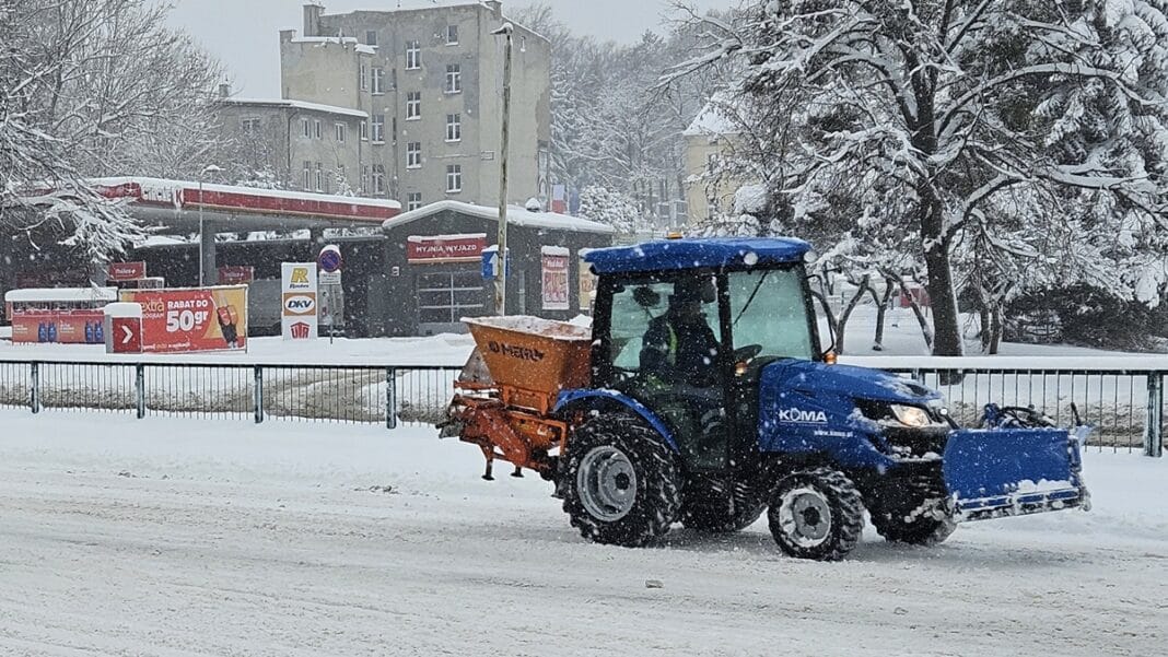 odśniezanie w Olsztynie