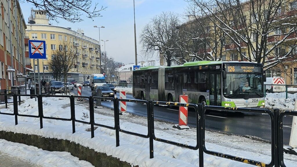 nowy przystanek na Zatorzu w Olsztynie