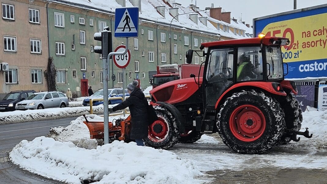 odśnieżanie w Olsztynie