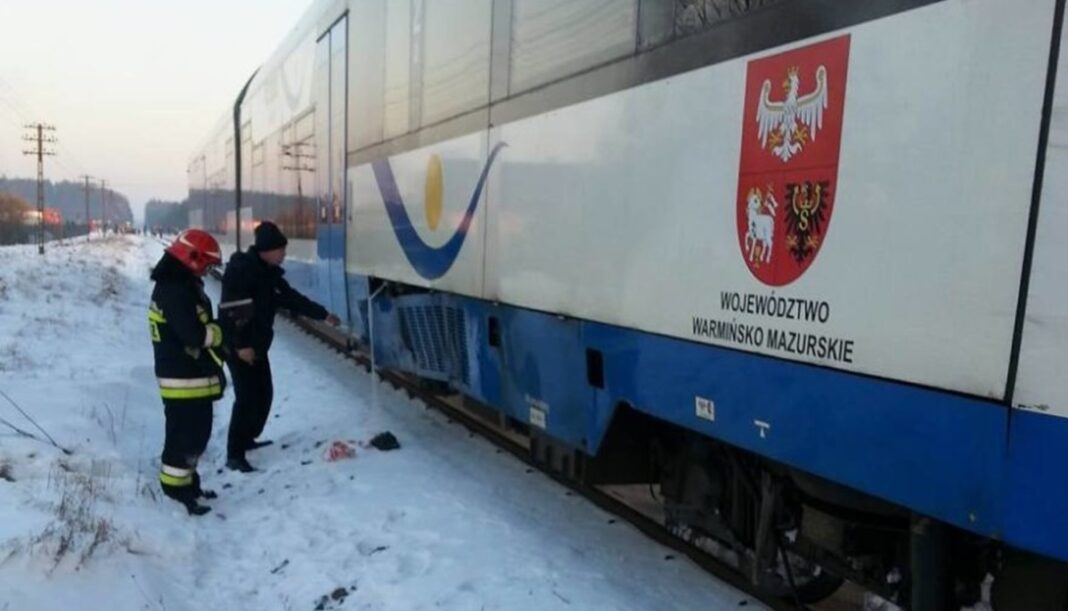 zderzenie z szynobusem