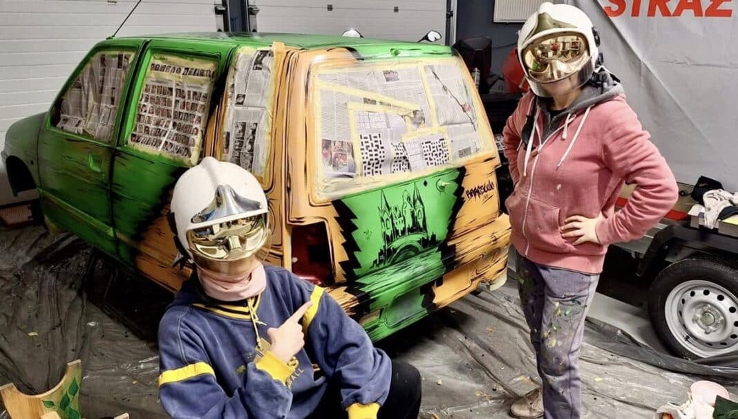 Warmińskie Grafficiary pomalowały Tico dla WOŚP