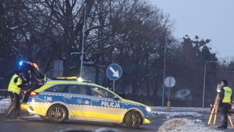 potrącenie na przejściu dla pieszych