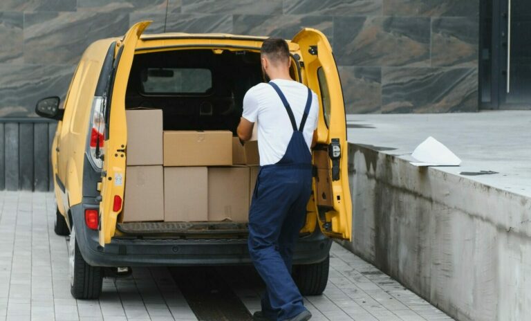 praca przy rozładunku