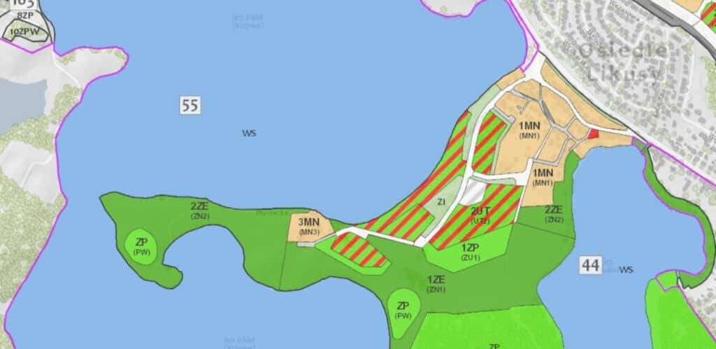 Gorący spór o brzeg Ukielu. Wiemy, jakie inwestycje mogą zająć tereny. - Koniec Olsztyna, jaki znacie? Ten dokument na dekady przesądzi o jeziorze Ukiel
