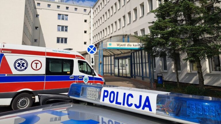 alarm w szpitalu w Iławie