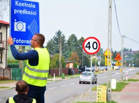 fotoradary w warmińsko-mazurskim