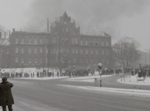 pożar sądu w Olsztynie