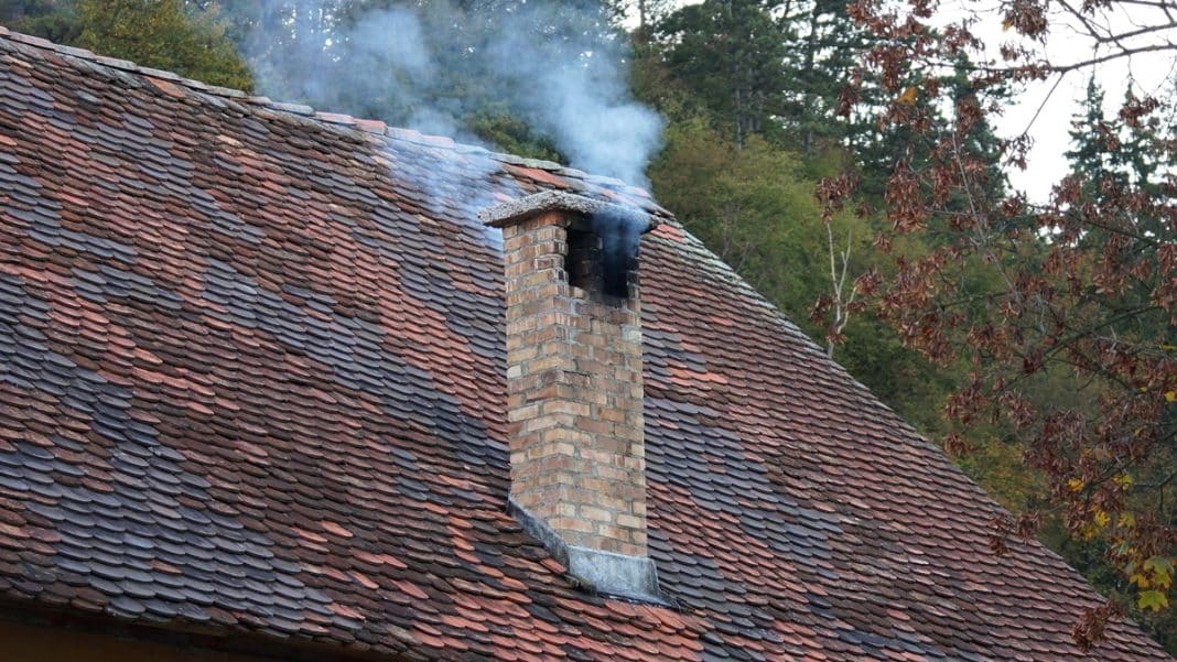 dym z komina