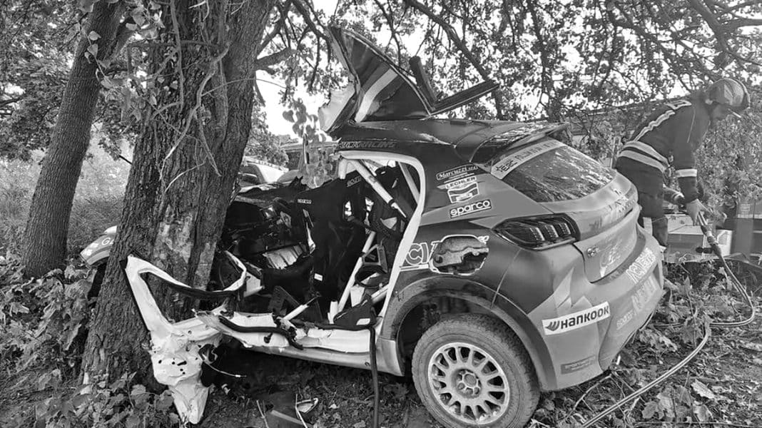 wypadek przed Rajdem Polski. Zginął Matteo Doretto.