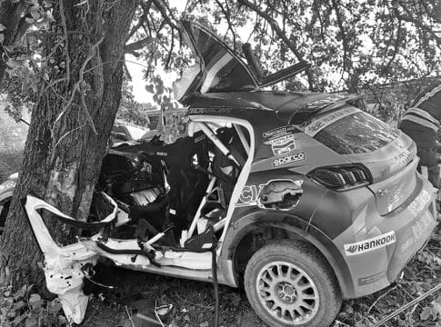 wypadek przed Rajdem Polski. Zginął Matteo Doretto.