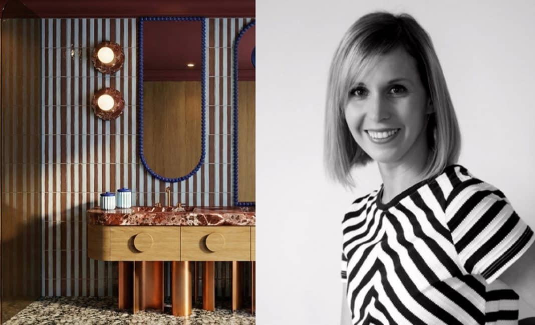 Projekt wnętrza z unikalnym połączeniem kolor&oacute;w i materiał&oacute;w, wyr&oacute;żniony w konkursie architektonicznym.