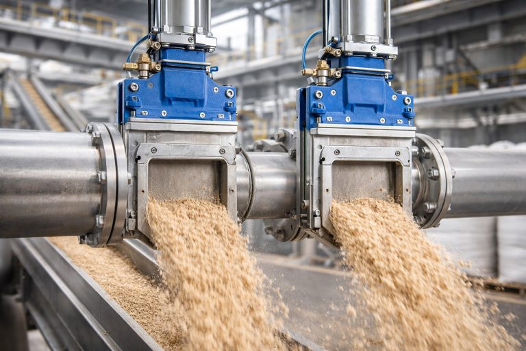 Zasuwy w transporcie materiał&oacute;w sypkich &ndash; dlaczego są tak ważne&nbsp;