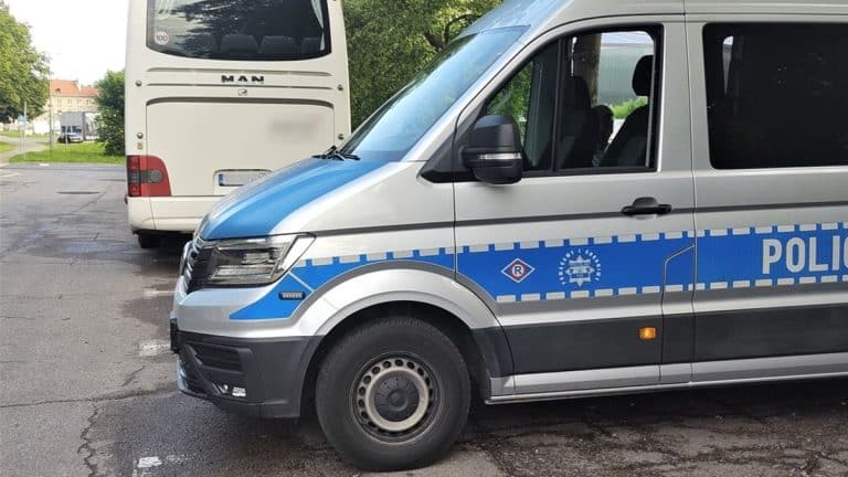 Policja zatrzymała autokar podczas rutynowej kontroli w Działdowie.