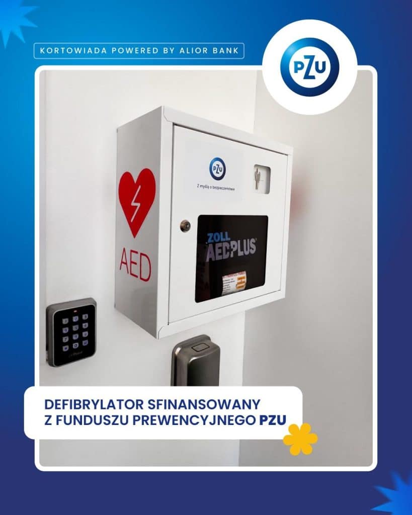 Automatyczny defibrylator na terenie kampusu, wsparcie PZU podczas Kortowiady.