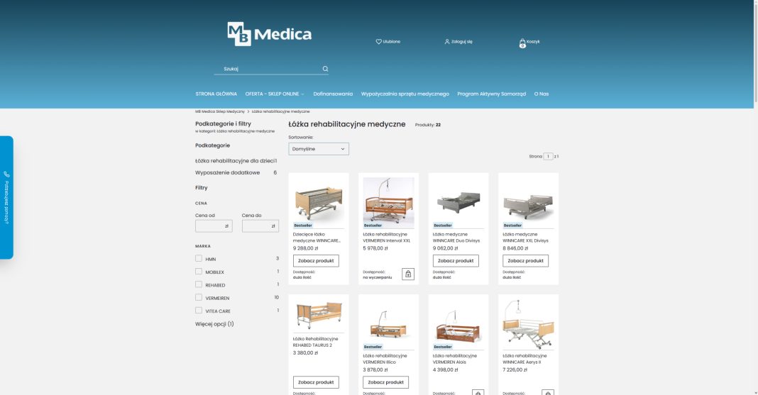 Łóżko rehabilitacyjne dla seniora - na jakie funkcje zwrócić uwagę?